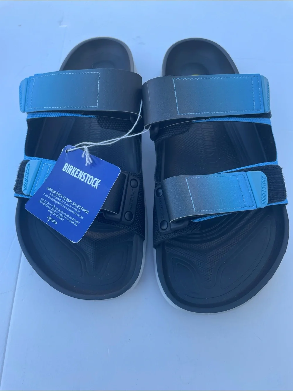 BIRKENSTOCK Atacama Men's Sandals Blue Ombre Sky Blue Size 9 Comfort Slide